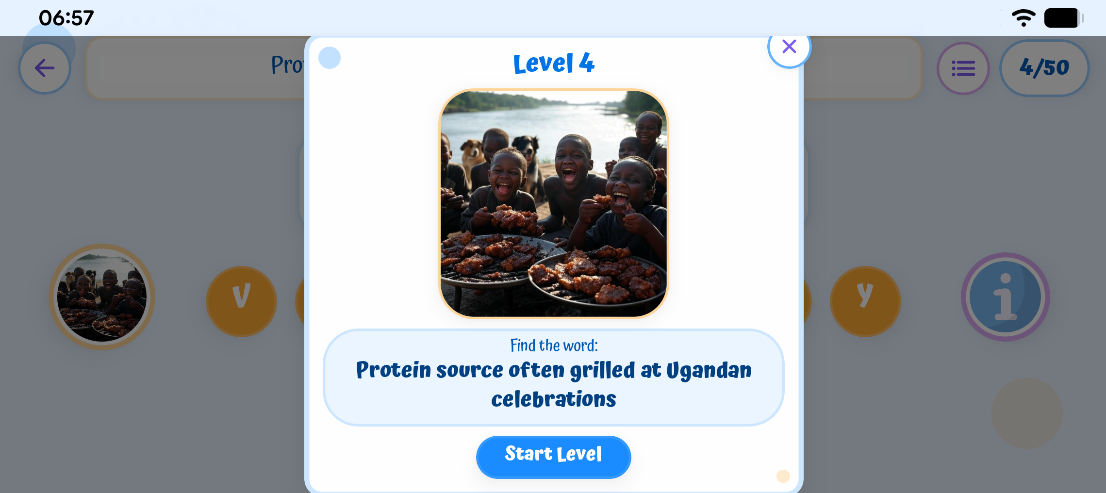 Baby Steps game screenshot: Word Game Intro